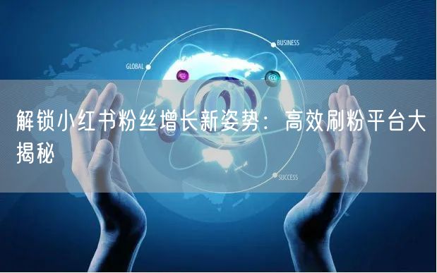“解锁小红书粉丝增长新姿势：高效刷粉平台大