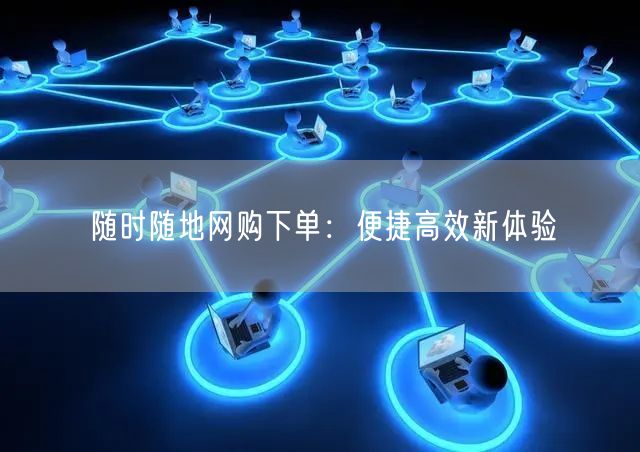 “随时随地网购下单：便捷高效新体验