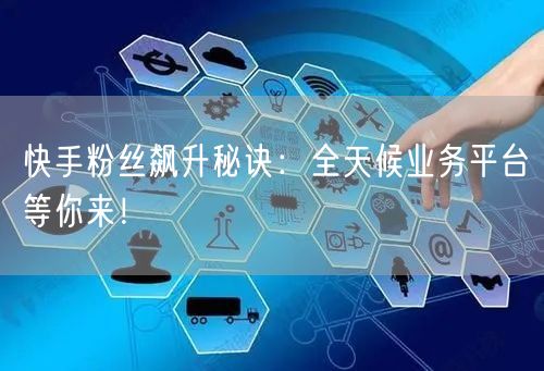 “快手粉丝飙升秘诀：全天候业务平台等你来！