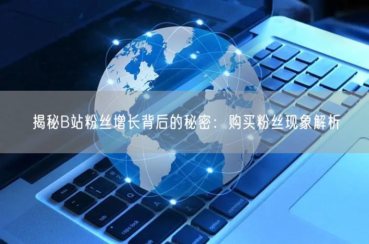 “揭秘B站粉丝增长背后的秘密：购买粉丝现象